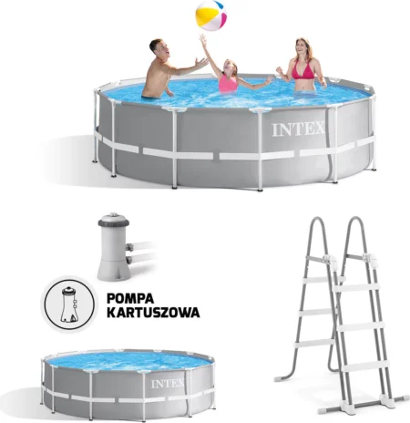 Basen stelażowy Prism Frame 366x99cm Intex