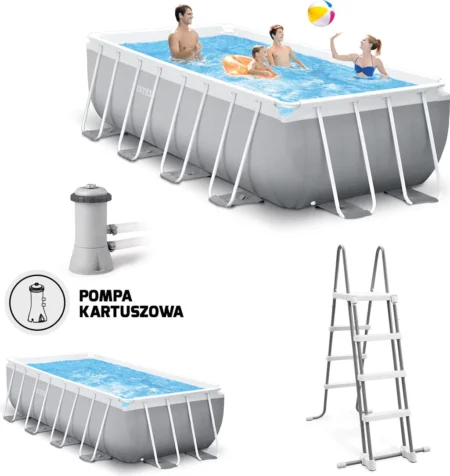 Basen stelażowy Prism Frame 400x200x122cm Intex