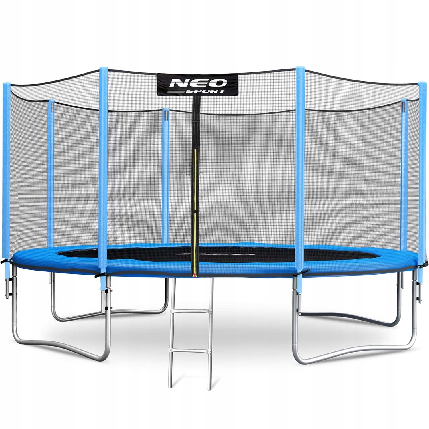 Trampolina ogrodowa 12ft/374cm z siatką zewnętrzną i drabinką Neo-Sport