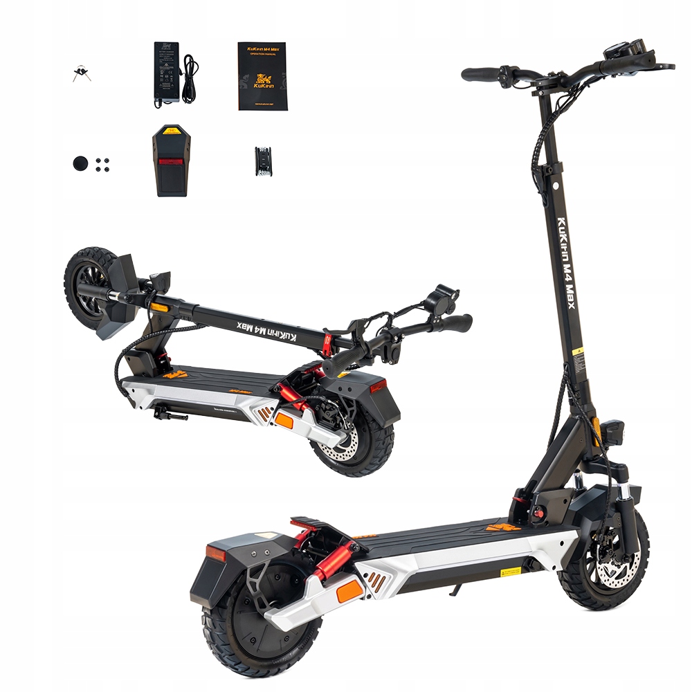 Kukirin M4 Max Składany Pojazd elektryczny 1000W 45km/h 48V/18.2Ah 65KM