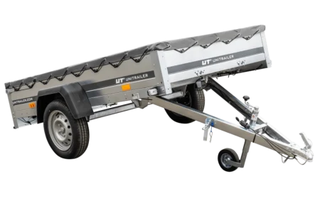 Przyczepka jednoosiowa 230x125 UNITRAILER GARDEN 230 KIPP ze stelażem H-0