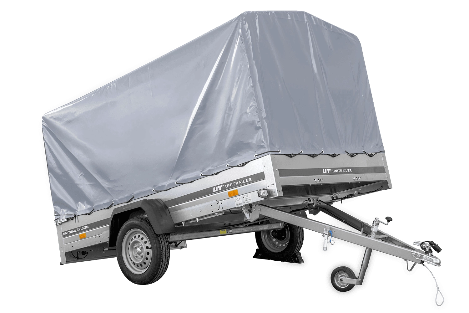 Przyczepka jednoosiowa 264x150 UNITRAILER GARDEN 265 KIPP ze stelażem H-1100