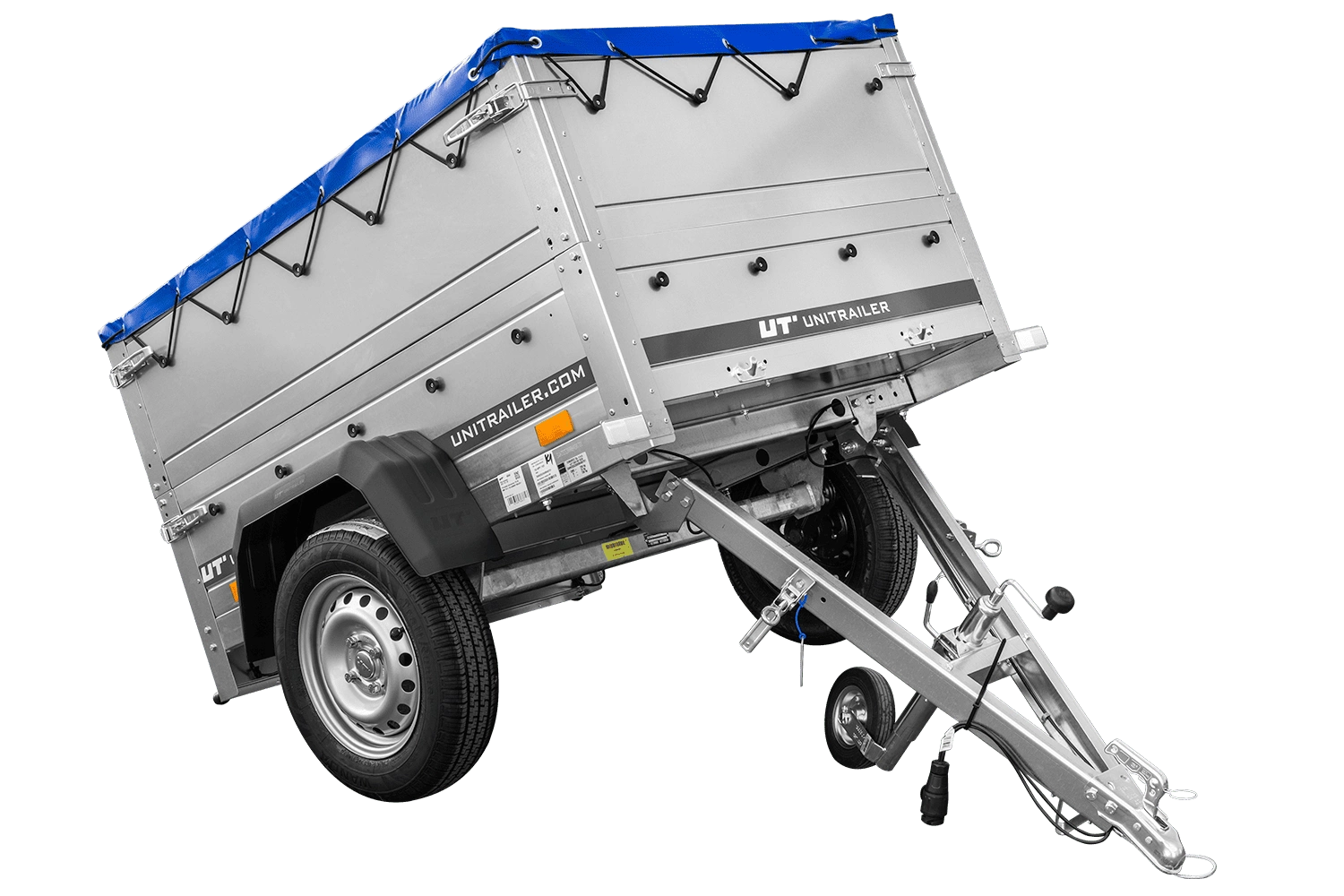 Przyczepka lekka 150x106 UNITRAILER GARDEN 150 KIPP z burtami BIS