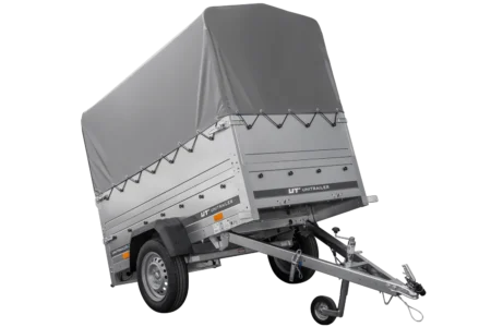 Przyczepka lekka 200x106 UNITRAILER GARDEN 200 KIPP z burtami BIS, stelażem H-800