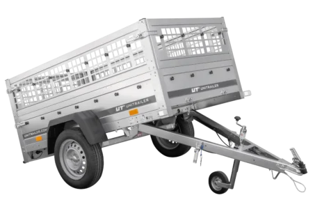 Przyczepka lekka 200x106 UNITRAILER GARDEN 200 KIPP z burtami siatkowymi