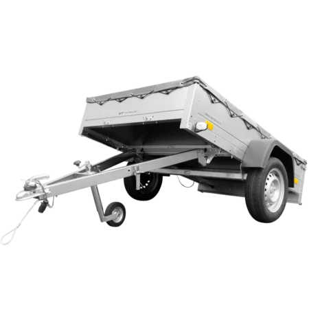 Przyczepka lekka 200x125 UNITRAILER GARDEN 201 KIPP z plandeką szarą