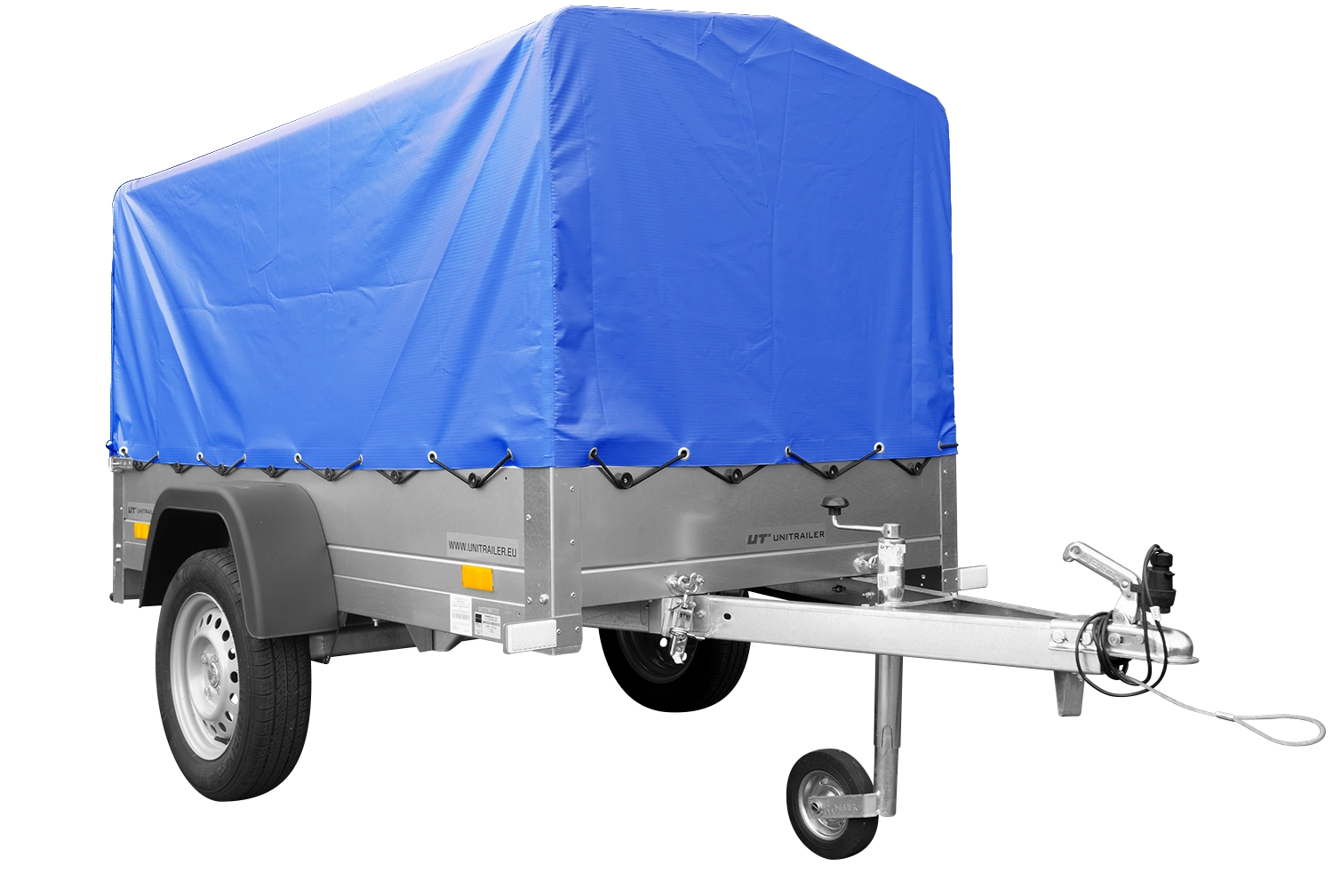 Przyczepka lekka 200x125 UNITRAILER GARDEN 201 KIPP ze stelażem H-800