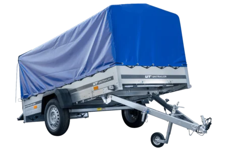 Przyczepka lekka 264x125 UNITRAILER GARDEN 264 KIPP ze stelażem H-800