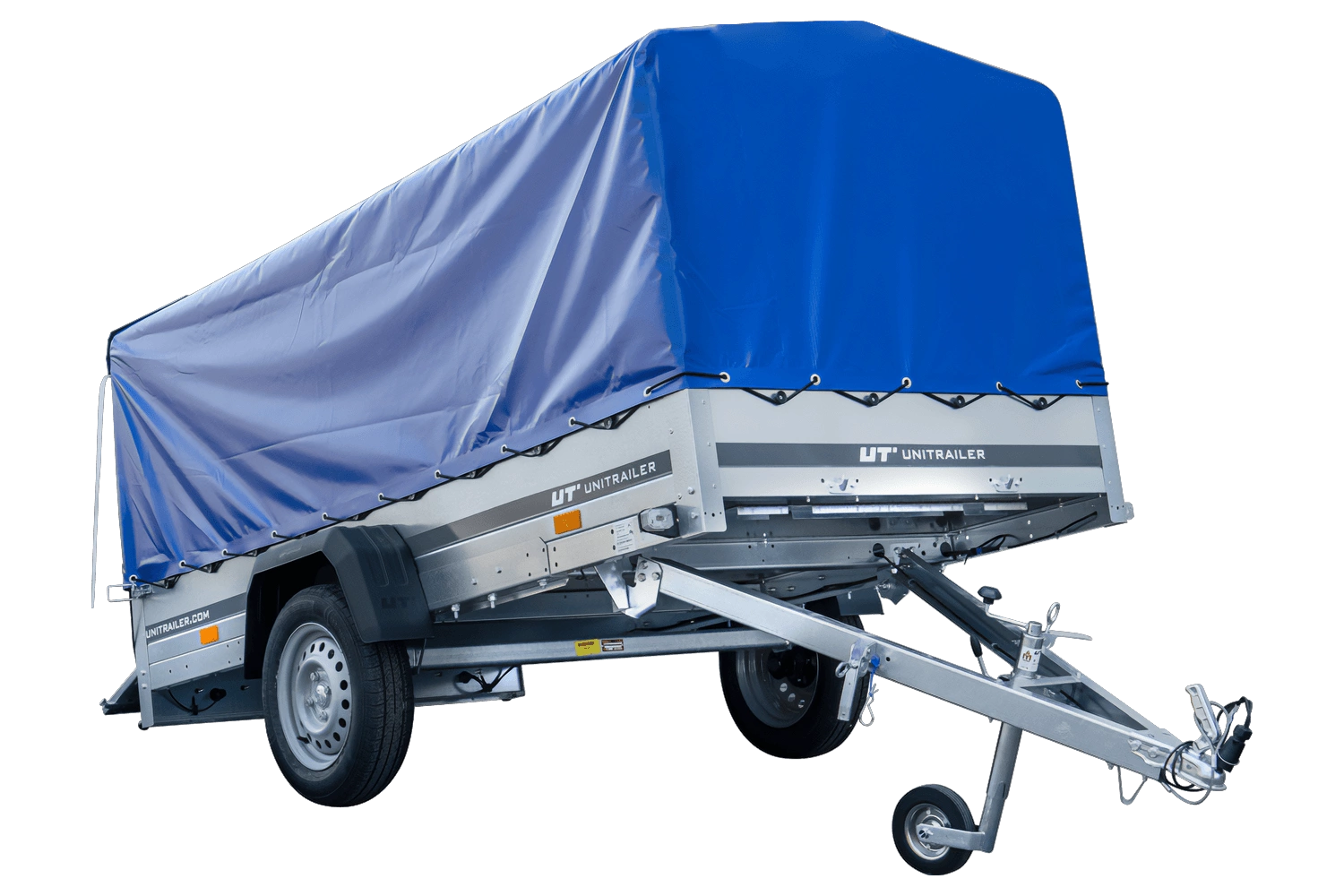 Przyczepka lekka 264x125 UNITRAILER GARDEN 264 KIPP ze stelażem H-800