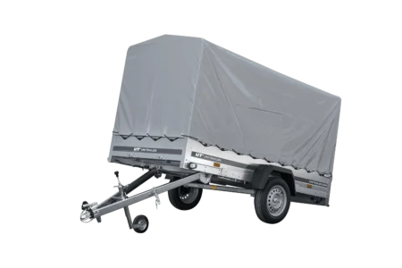 Przyczepka samochodowa 264x125 UNITRAILER GARDEN 264 KIPP ze stelażem H-1100