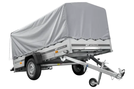 Przyczepka samochodowa 264x125 UNITRAILER GARDEN 264 KIPP ze stelażem H-800