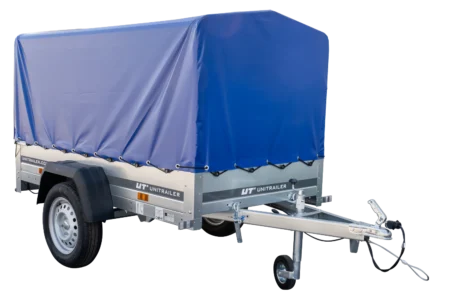 Przyczepka jednoosiowa 200x106 UNITRAILER GARDEN 200 KIPP ze stelażem H-800