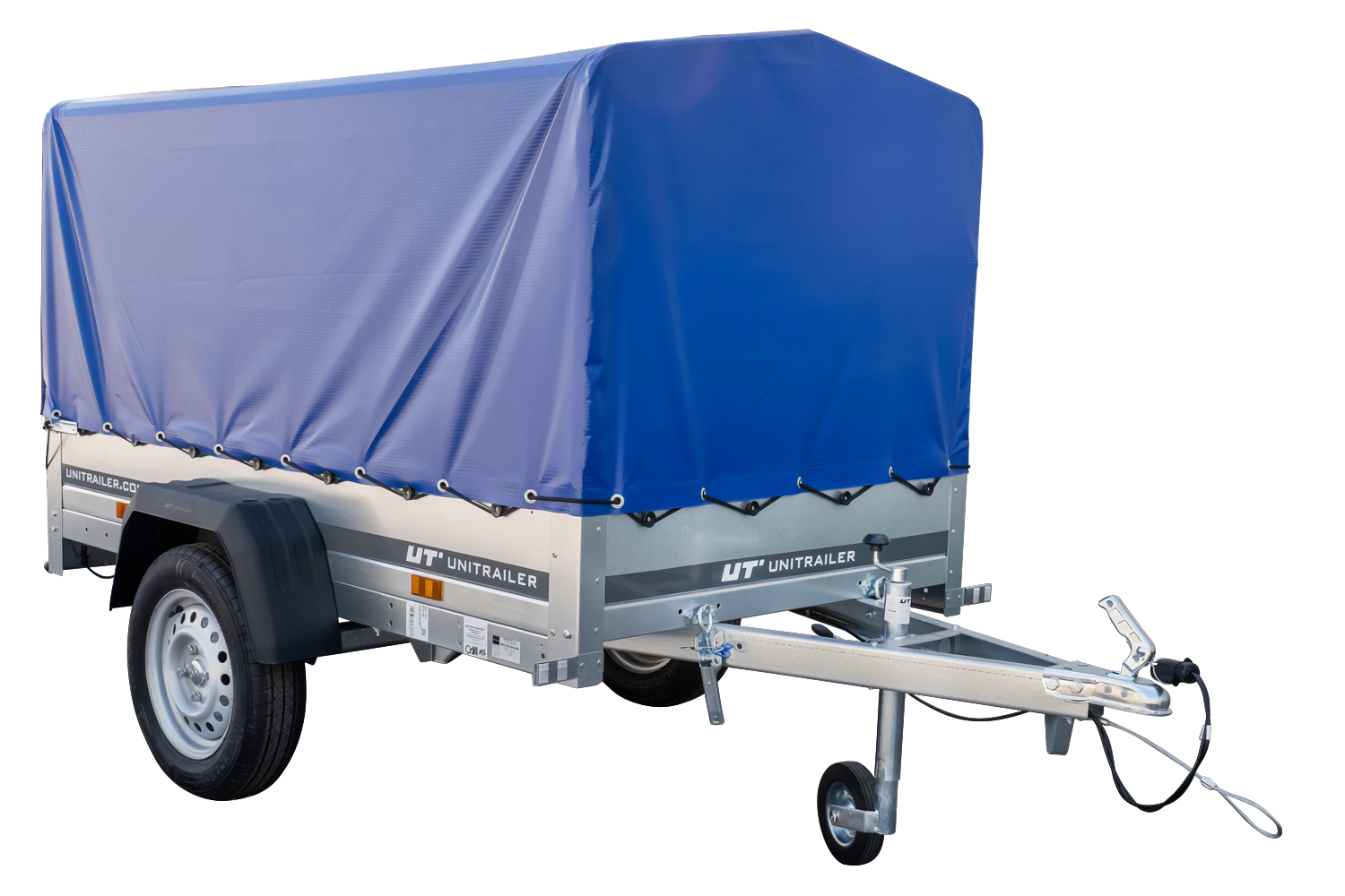 Przyczepka jednoosiowa 200x106 UNITRAILER GARDEN 200 KIPP ze stelażem H-800