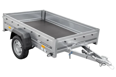Przyczepka jednoosiowa na resorach 200x125 UNITRAILER GARDEN 201/R KIPP