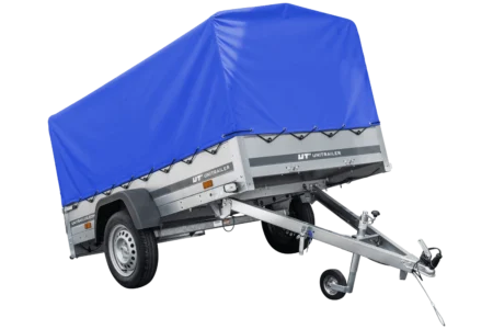 Przyczepka jednoosiowa 230x125 UNITRAILER GARDEN 230 KIPP ze stelażem H-1100