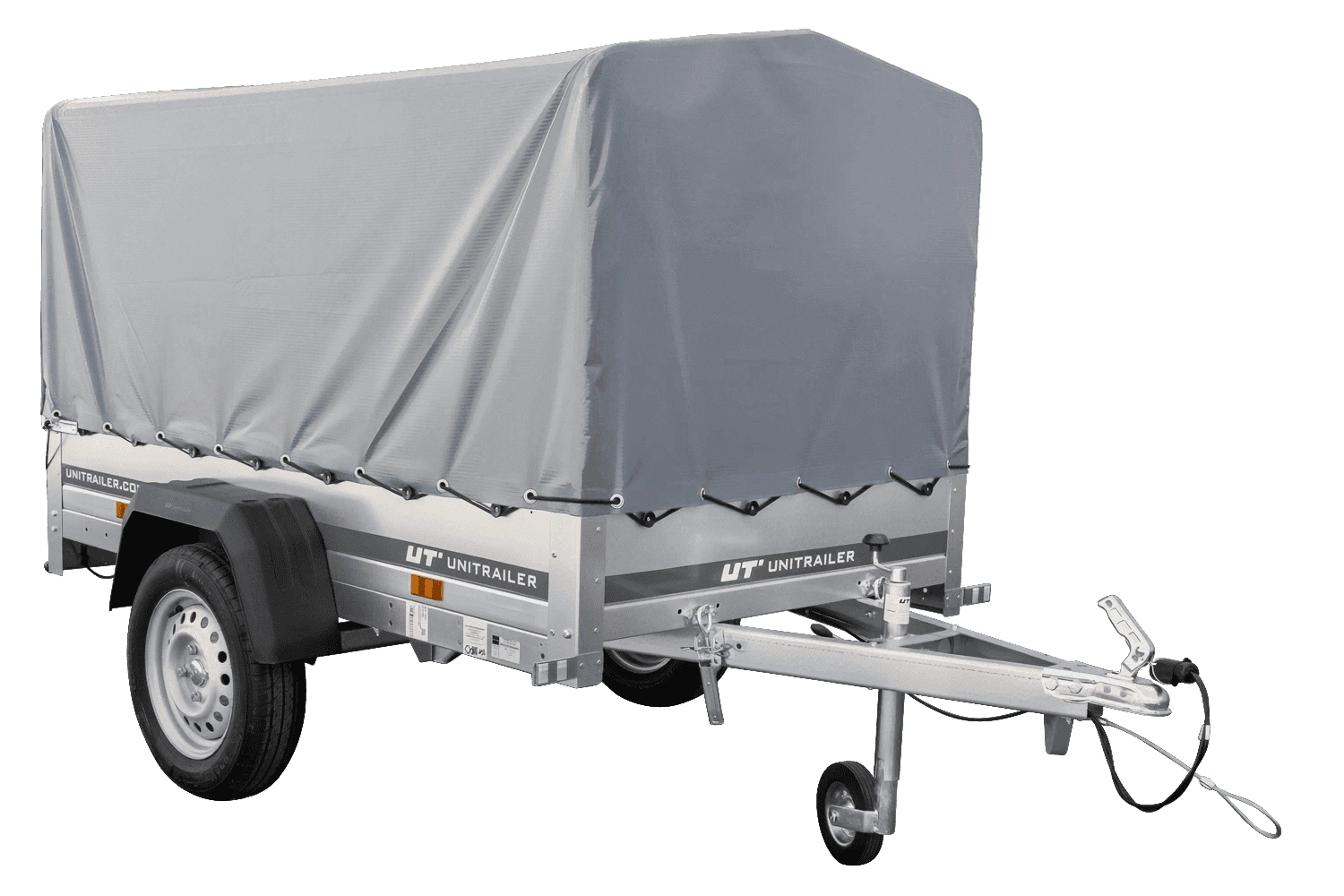 Przyczepka samochodowa 200x106 UNITRAILER GARDEN 200 KIPP ze stelażem H-800