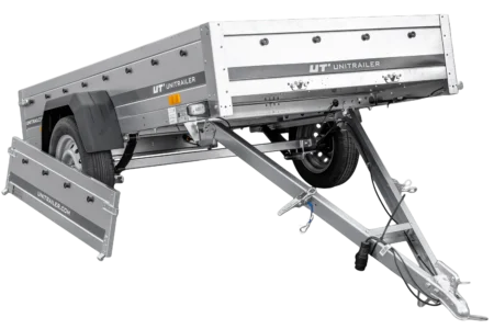 Przyczepka samochodowa na resorach 230x125 UNITRAILER GARDEN 230/R KIPP